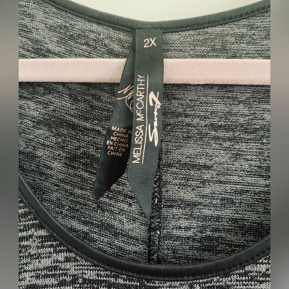 Melissa McCarthy Seven7 Long Sleeved Blouse - Picture 2 of 10